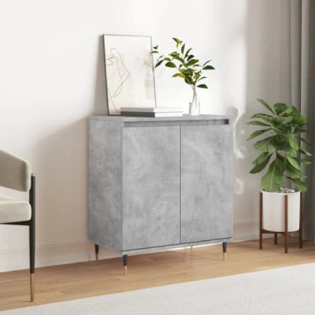 Vidaxl Sideboard Concrete Grey 60X35X70 Cm Engineered Wood