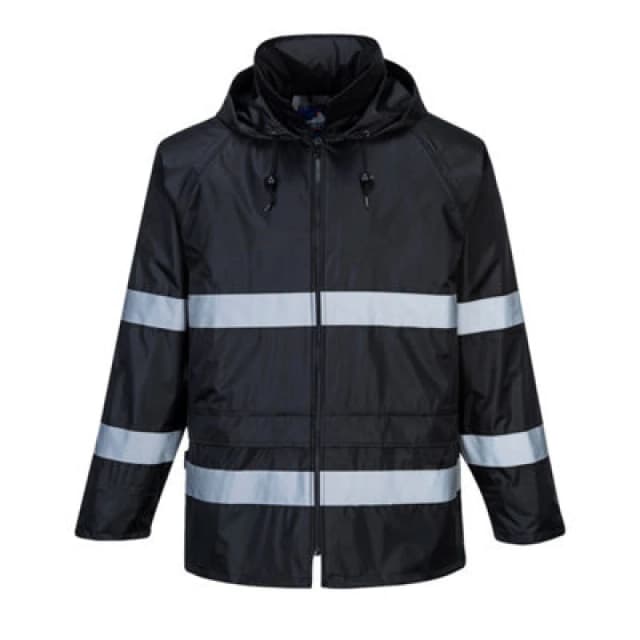 Portwest Classic Iona Mens Rain Jacket F440BKR4XL Colour: Black