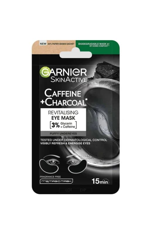 Garnier Skin Active Caffeine + Charcoal Eye Mask 5 g
