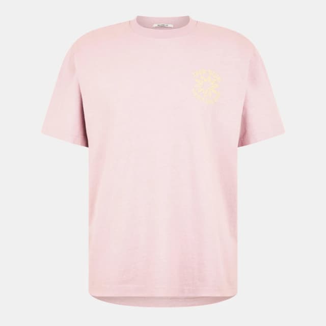 Jack Wills Mens Sun Graphic Regular Fit T-Shirt Cool Pink male S