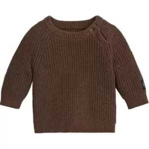 Calvin Klein Jeans Monogram Badge Sweater - Brown