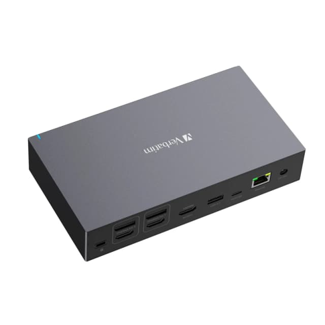 Verbatim Verbatim USB-C docking station CDS-17 Compatible with (brand): Universal USB-C powered, Built-in card reader 32172