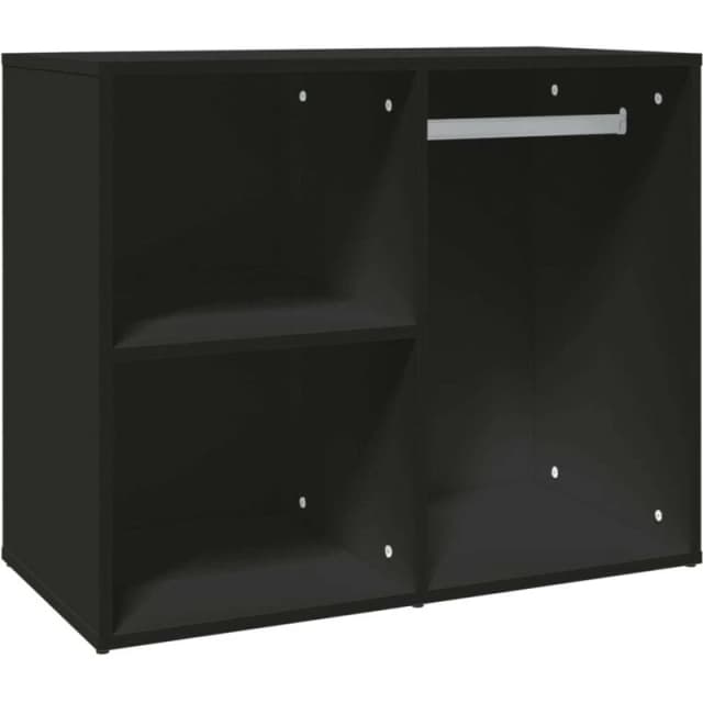 Vidaxl Dressing Cabinet Black 80X40X65cm Engineered Wood, Black 808847