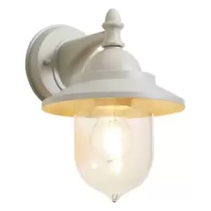 Zinc LEEK Outdoor Mini Fishermans Lantern Dove Grey