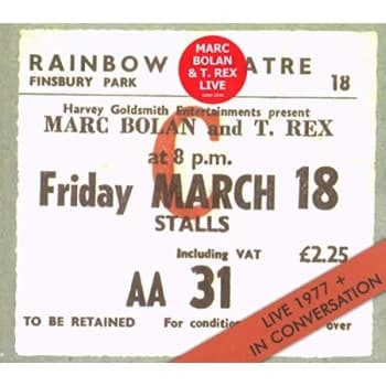 Bolan, Marc - Live 1977 and in Conversation CD