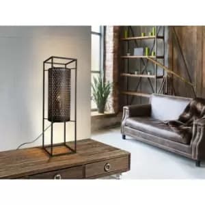Netlighting Vera Floor Lantern Black, Gold, E27