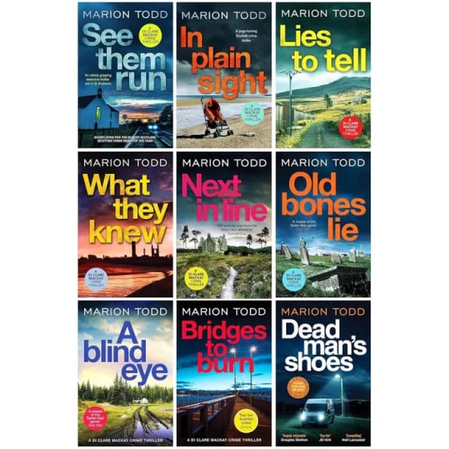 Clare Mackay Series by Marion Todd 9 Books Collection Set - Fiction - Paperback Marion Todd Books