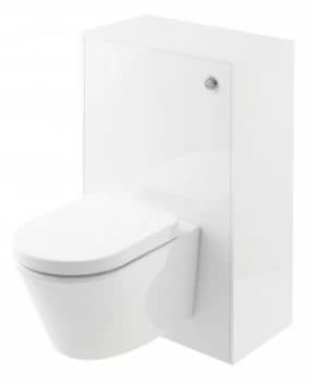 Wickes Eli White Gloss Wall Hung WC Unit - 600 mm