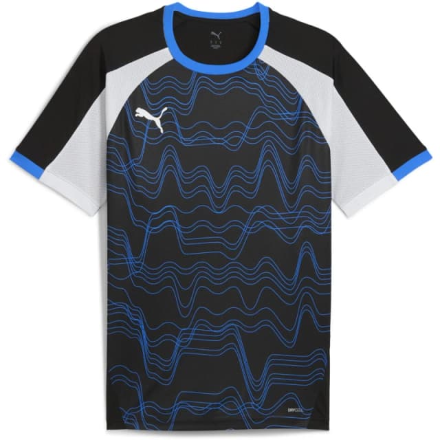Puma Puma Individualliga Graphic Jersey T-Shirt Mens Black/Wh male M
