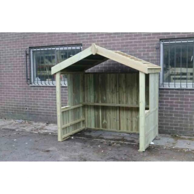 Churnet Valley Garden Furniture Ltd 8 x 6 Feet Apex Shed - Pressure Treated Timber - L182 x W244 x H240cm in Brown Brown Unisex