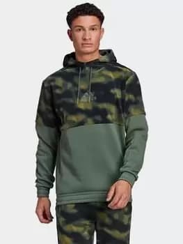 adidas Polar Fleece Nature Hoodie, Green Size M Men