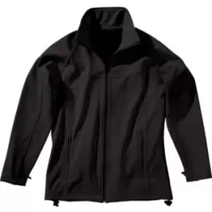 Regatta TRA645 Uproar Ladies Black Softshell Jacket - Size 16 - Black
