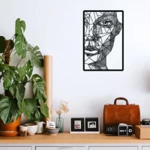 Surrogates Black Decorative Metal Wall Accessory