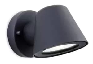 Elan LED 1 Light Outdoor Wall Light Black IP44