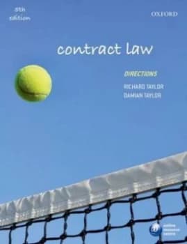 Contract Law by Richard Taylor Paperback
