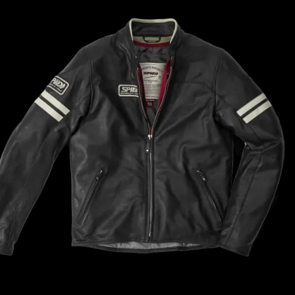 Spidi Vintage Jacket Ice Black Size 58