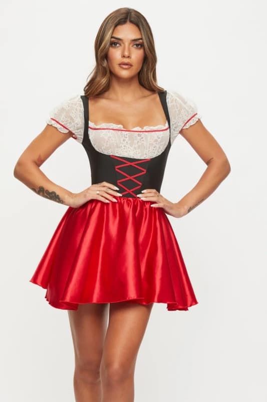 Ann Summers Womens Beer Maid Dress Size: Small Multicolor Female S