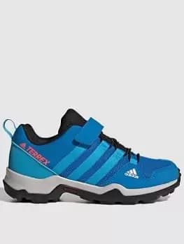 adidas Terrex Kids Ax2r, Blue/Black/White, Size 10