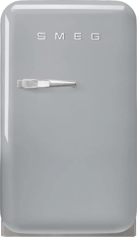 Smeg Right Hand Hinge Mini Bar FAB5RSV5 72cm Fridge - Silver - D Rated, Silver