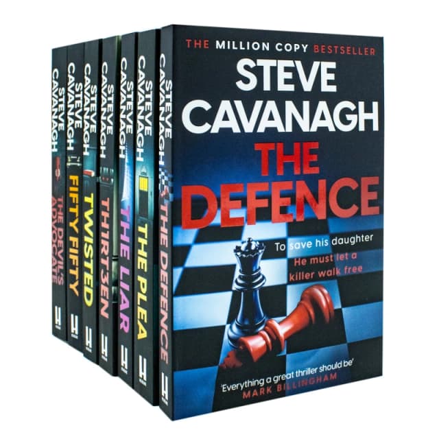 Eddie Flynn Series 7 Books Collection Set by Steve Cavanagh Devil's Advocate, Twisted Steve Cavanagh Books