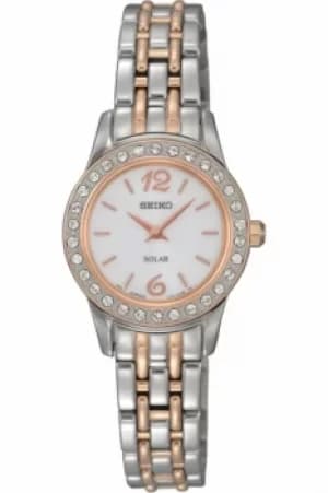 Ladies Seiko Dress Solar Solar Powered Watch SUP130P9