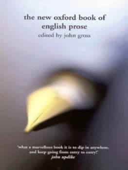 The New Oxford Book of English Prose by John Gross Book
