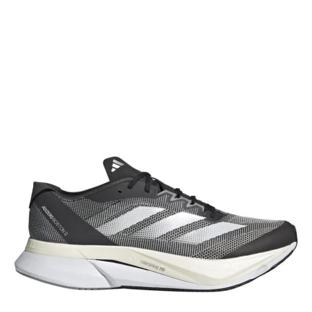 adidas Adizero Boston 12 Low-Top Trainers Juniors black/white male 4.5 (37.5)