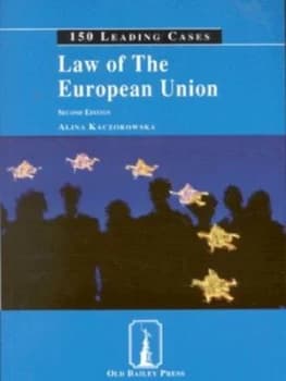 Law of the European Union by Alina Kaczorowska and Jacqueline Wilkinson Paperback