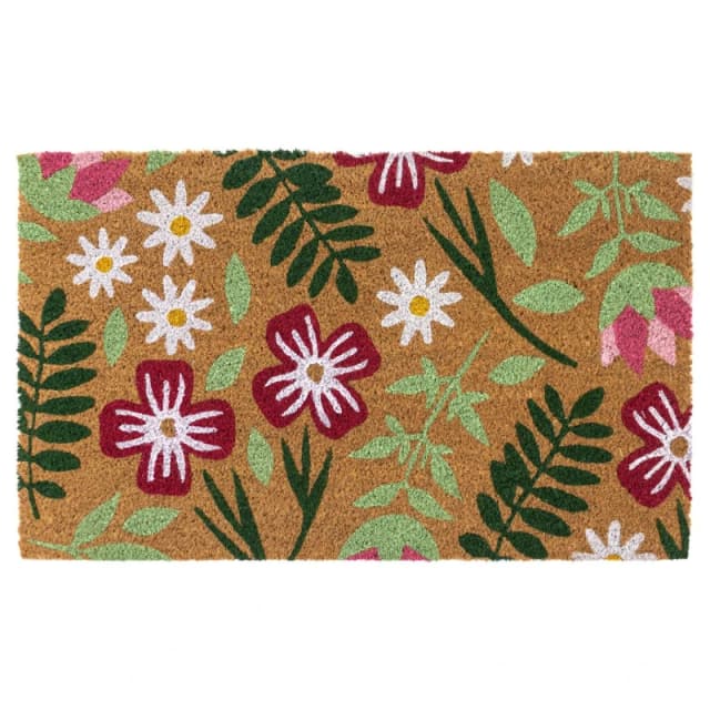 JVL Latex Coir - Flowers 45x75cm Multi unisex 45x75cm