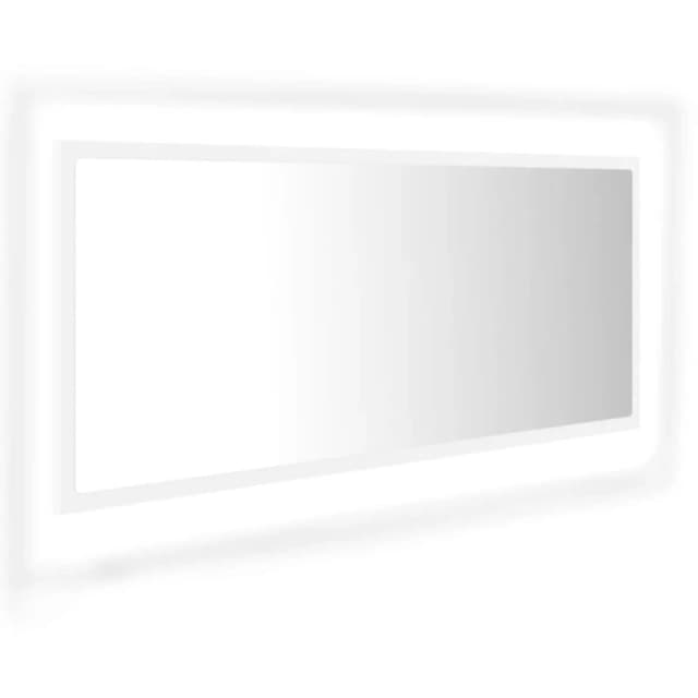VIDAXL LED Bathroom Mirror White 100x8.5x37cm Acrylic vidaXL 8720286221259