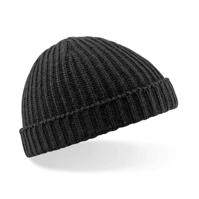 Beechfield Beechfield Men Trawler Beanie in Black One Size Male 5063527292247