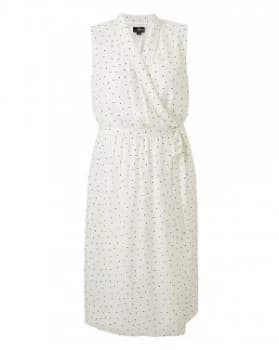 Lovedrobe Spot Print Collar Dress