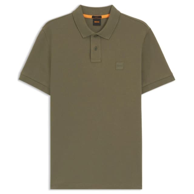 Boss Mens HBO Passenger Premium Design Polo Shirt Open Green male 2XL