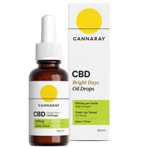 Cannaray Bright Days Oil Drops 1500mg