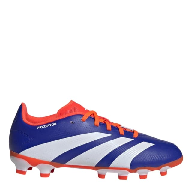 adidas Unisex Kids Predator League Firm Ground Football Boots Blue/Wht/Red unisex 5 (38)