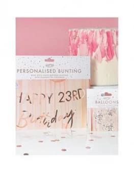 Ginger Ray 21St Birthday Party Bundle Balloons And Bunting