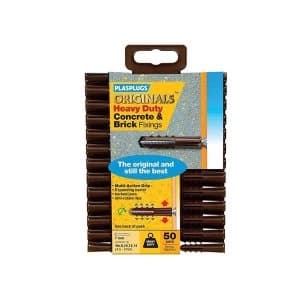 Plasplugs BJP700 Heavy-Duty Fixings (50 Packs x 20 Plugs)