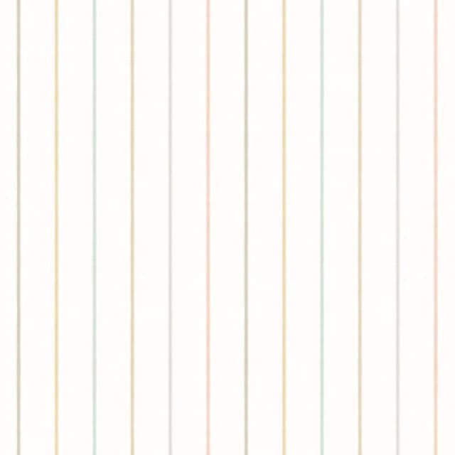 Hoopla Walls Scallop Stripe - Linen & Straw Mix 10M Wallpaper