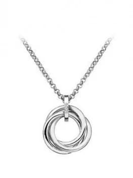 Hot Diamonds Sterling Silver Diamond Trio Ring Pendant, One Colour, Women