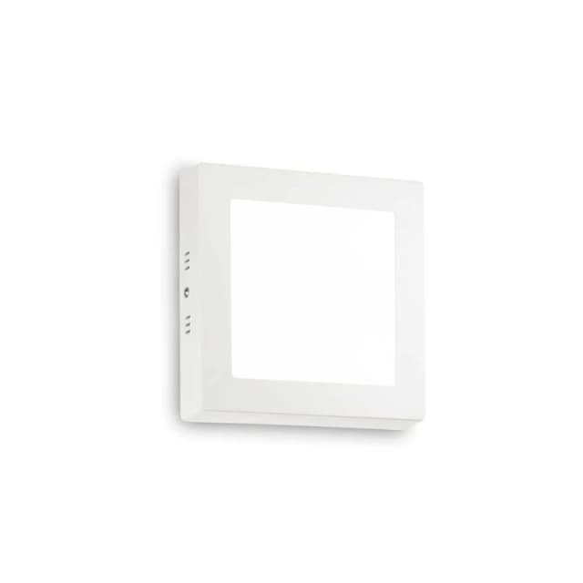 Universal Integrated LED 17cm Square Semi Flush Light White 1250Lm 4000K