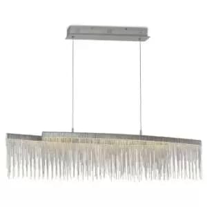 Suspension Fusion Chrome polished 1 bulb 35cm