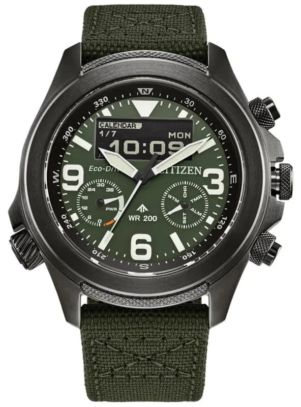Citizen JV1005-02W Promaster Land Combination World Timer ( Watch
