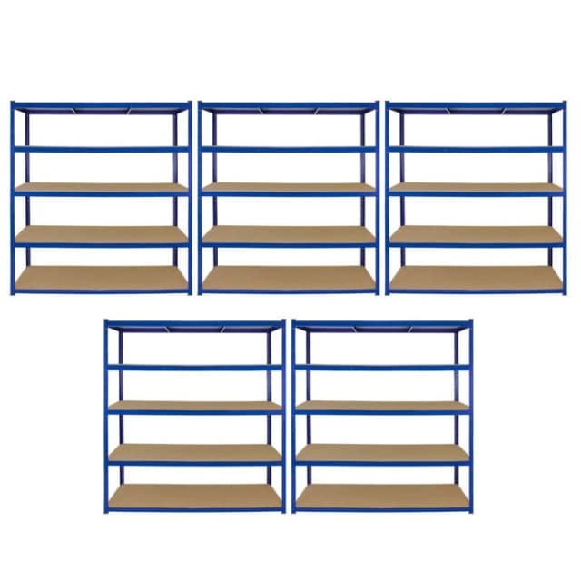 MONSTER RACKING Monster Shop - Monster Racking 5 x Garage Racking Shelving Unit / 5 Tier 1600mm 5055986102038