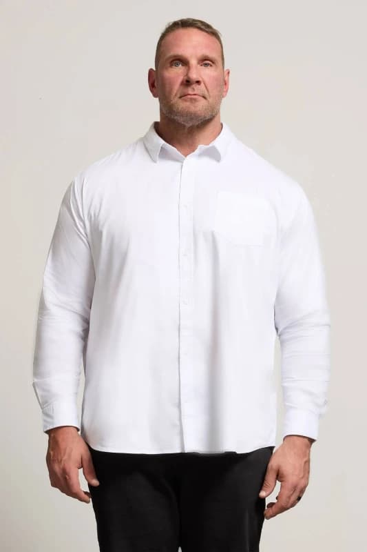 BadRhino Stretch Long Sleeve Shirt White