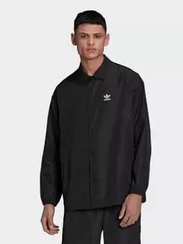 adidas Originals Adicolor Classics Trefoil Coach Jacket, Black Size XS Men