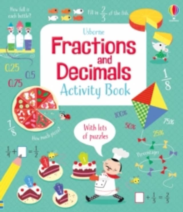 Rosie Hore Fractions and Decimals Activity Book Multi unisex