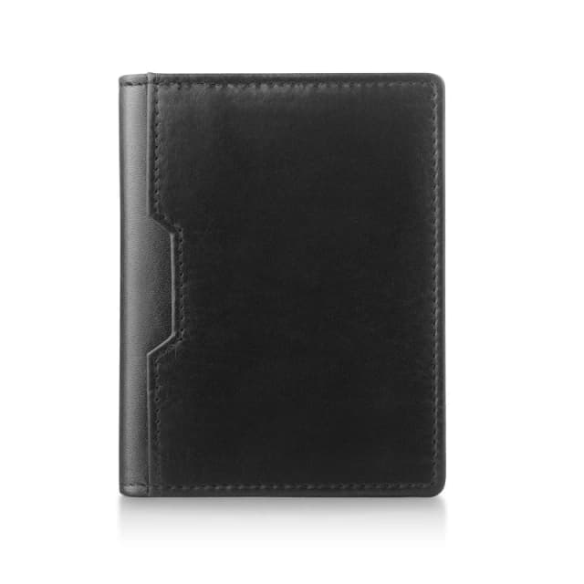 PRIMEHIDE Leather Alperto RFID Leather Credit Card Holder Black male 8 x 10.5