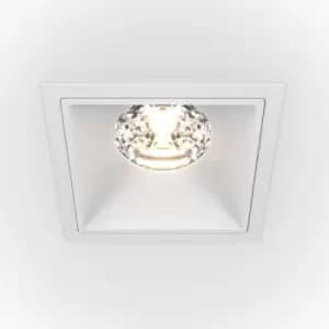 Maytoni Alfa LED Square Dimmable Recessed Downlight White, 1150lm, 3000K