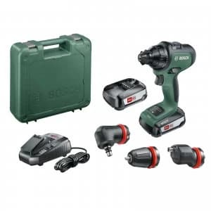 Bosch ADVANCEDDRILL 18v Cordless Drill Driver + 3 Attachments 2 x 2.5ah Li-ion Charger Case
