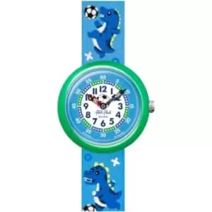 Childrens Flik Flak Soccerozauraus Sport Lovers Watch